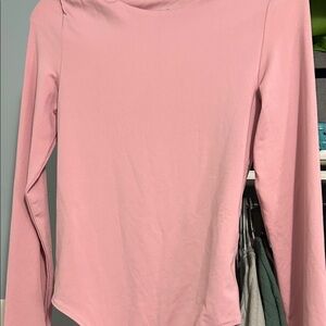 Elegant Pink Long Sleeve Body Suit